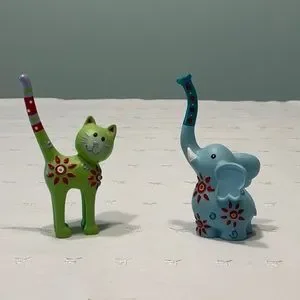 unknown Accessories Ring Holders Cat Elephant Same Makers Mark